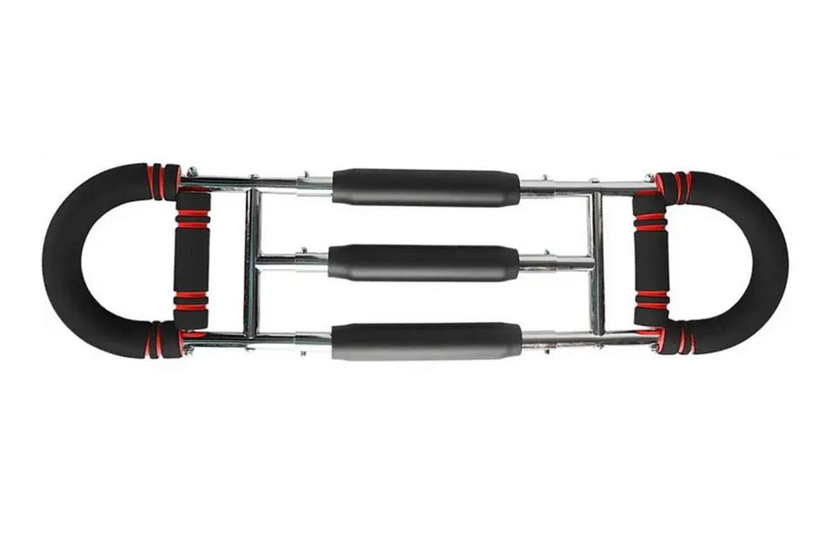 Twister Arm Trainer Adjustable Twister Arm Chest Exerciser With 3 Springs - Red