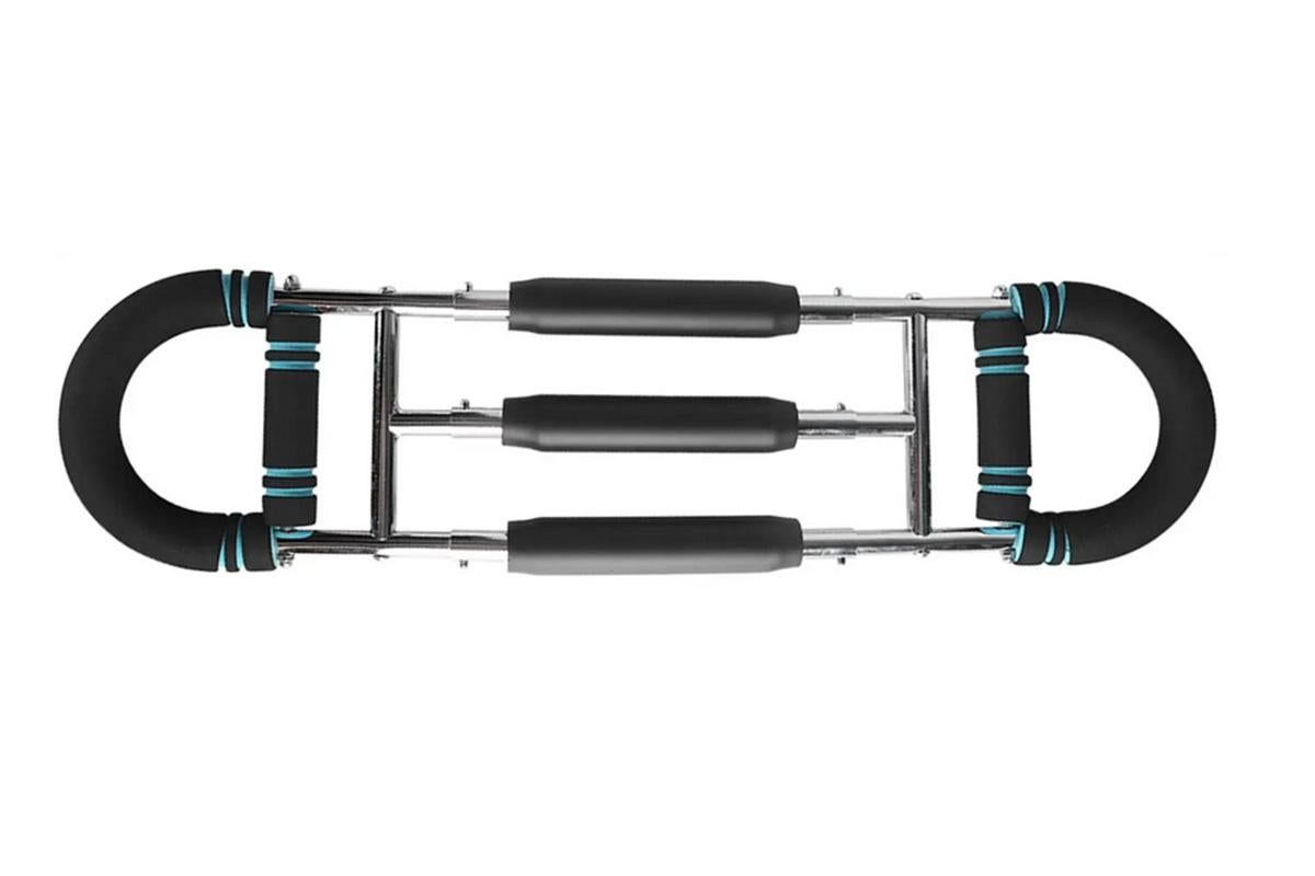 Twister Arm Trainer Adjustable Twister Arm Chest Exerciser With 3 Springs - Blue