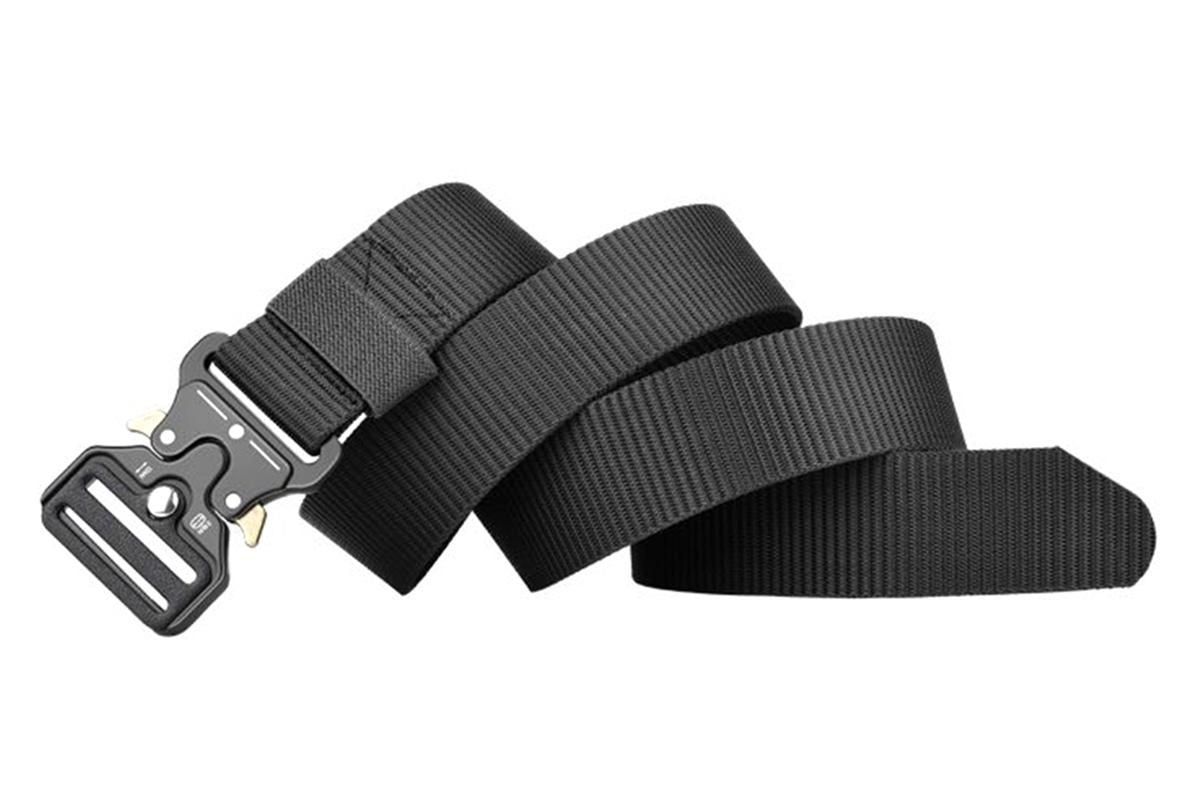 Nylon Tactical Belt Quick-Release for Outdoor Work Daily - Black