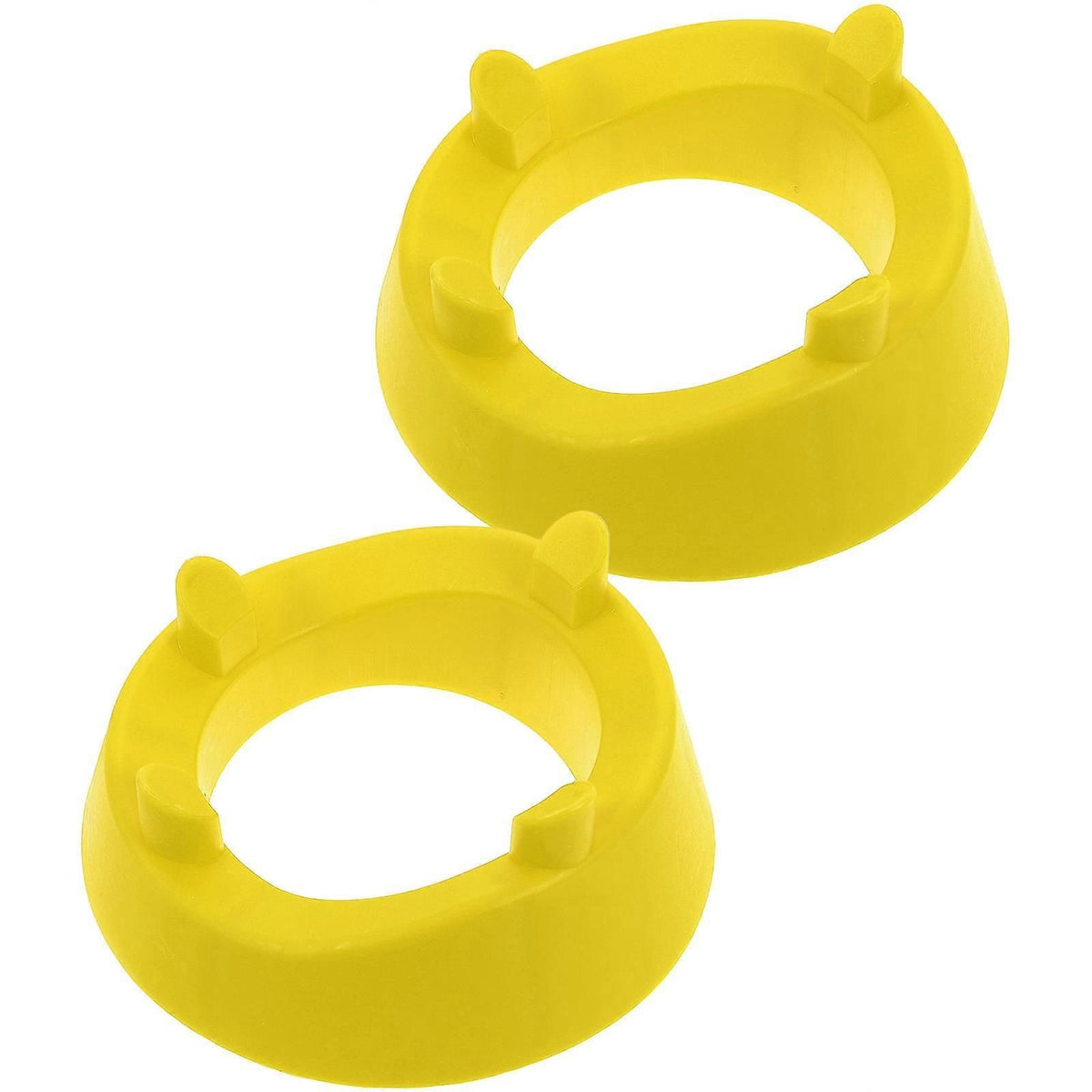 2 Pcs Football Placekicker Kicking Tee Rugby Holder Plastic Rack Stand Training Equipment Yellow