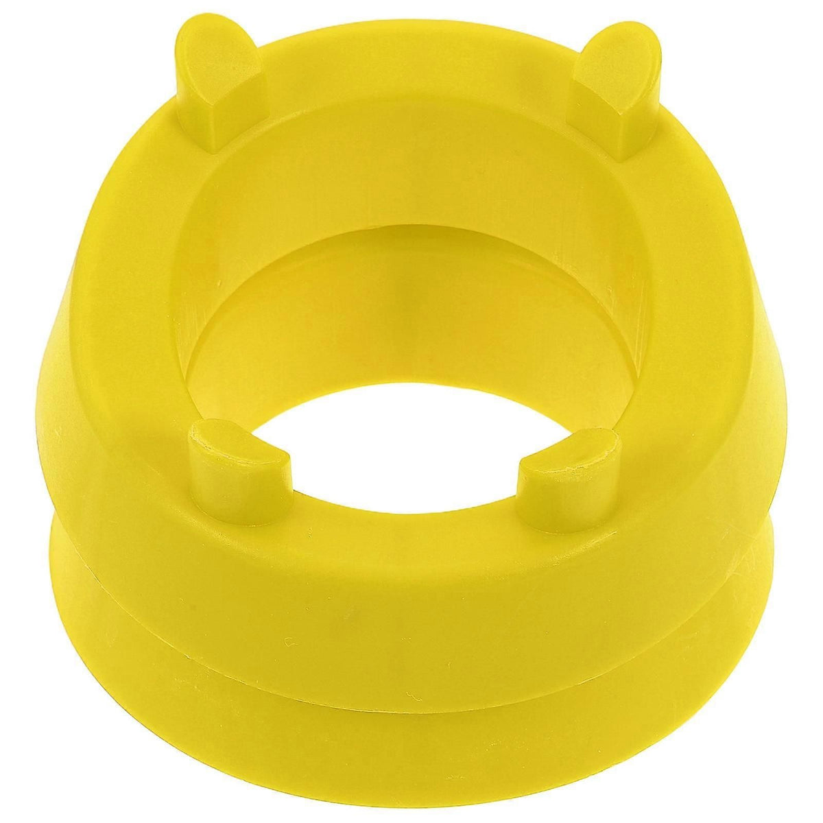 2 Pcs Football Placekicker Kicking Tee Rugby Holder Plastic Rack Stand Training Equipment Yellow