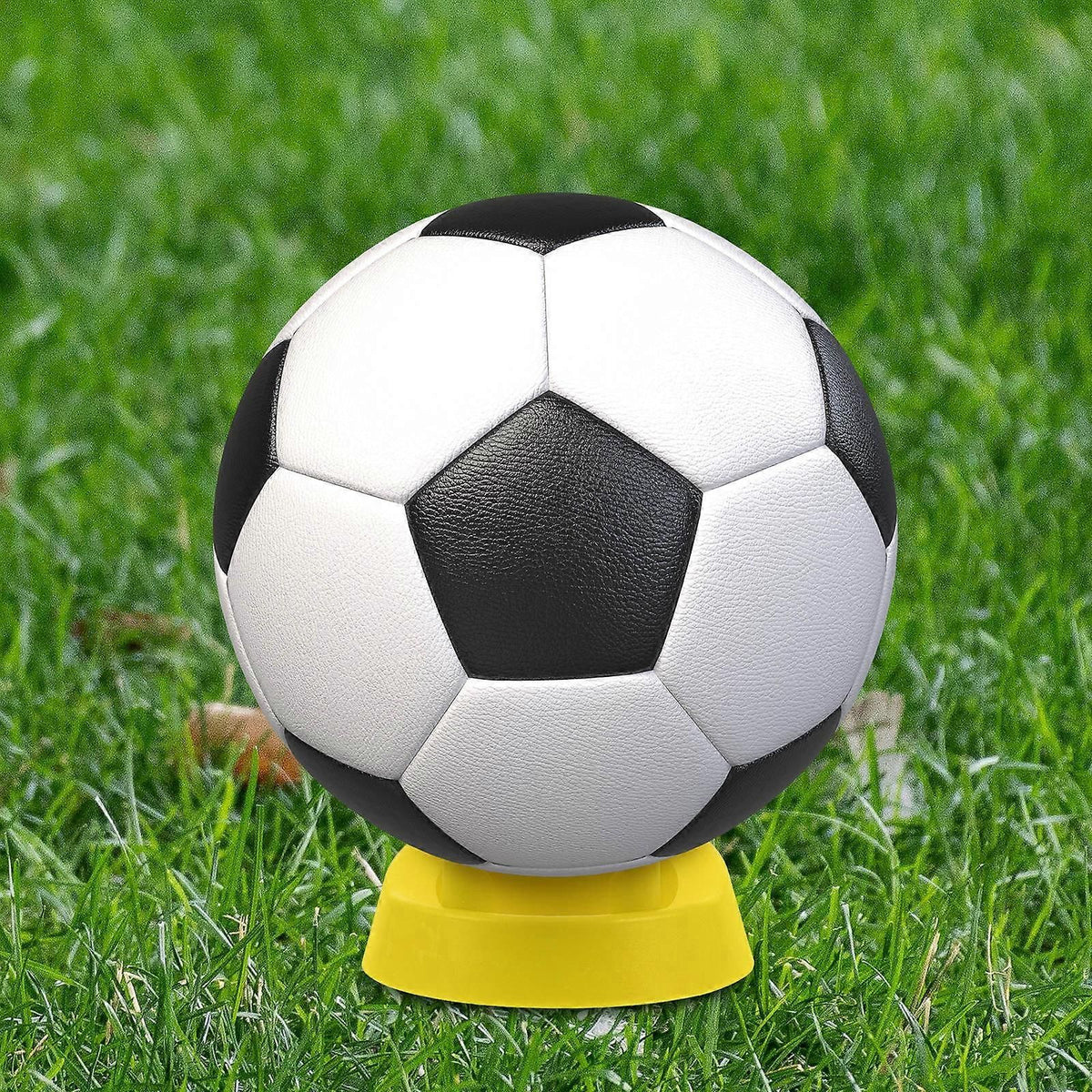 2 Pcs Football Placekicker Kicking Tee Rugby Holder Plastic Rack Stand Training Equipment Yellow