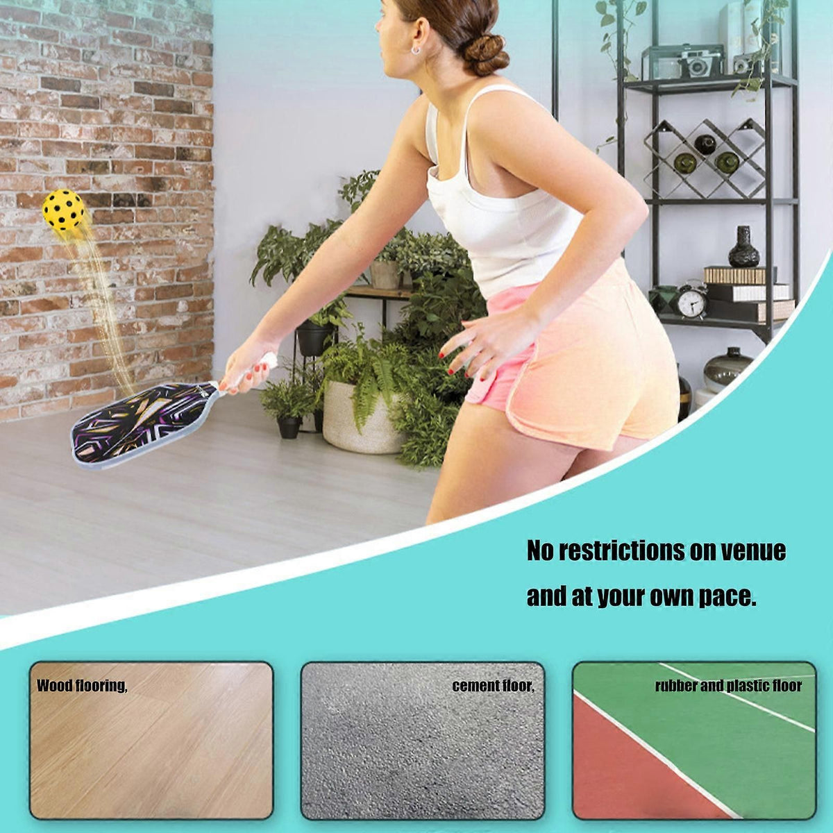 Quiet Foam Pickleballs Practice Balls PU Foam Pickleballs Balls Noise Reducing Soft Pickleballs for Indoor & Outdoor Multicolor
