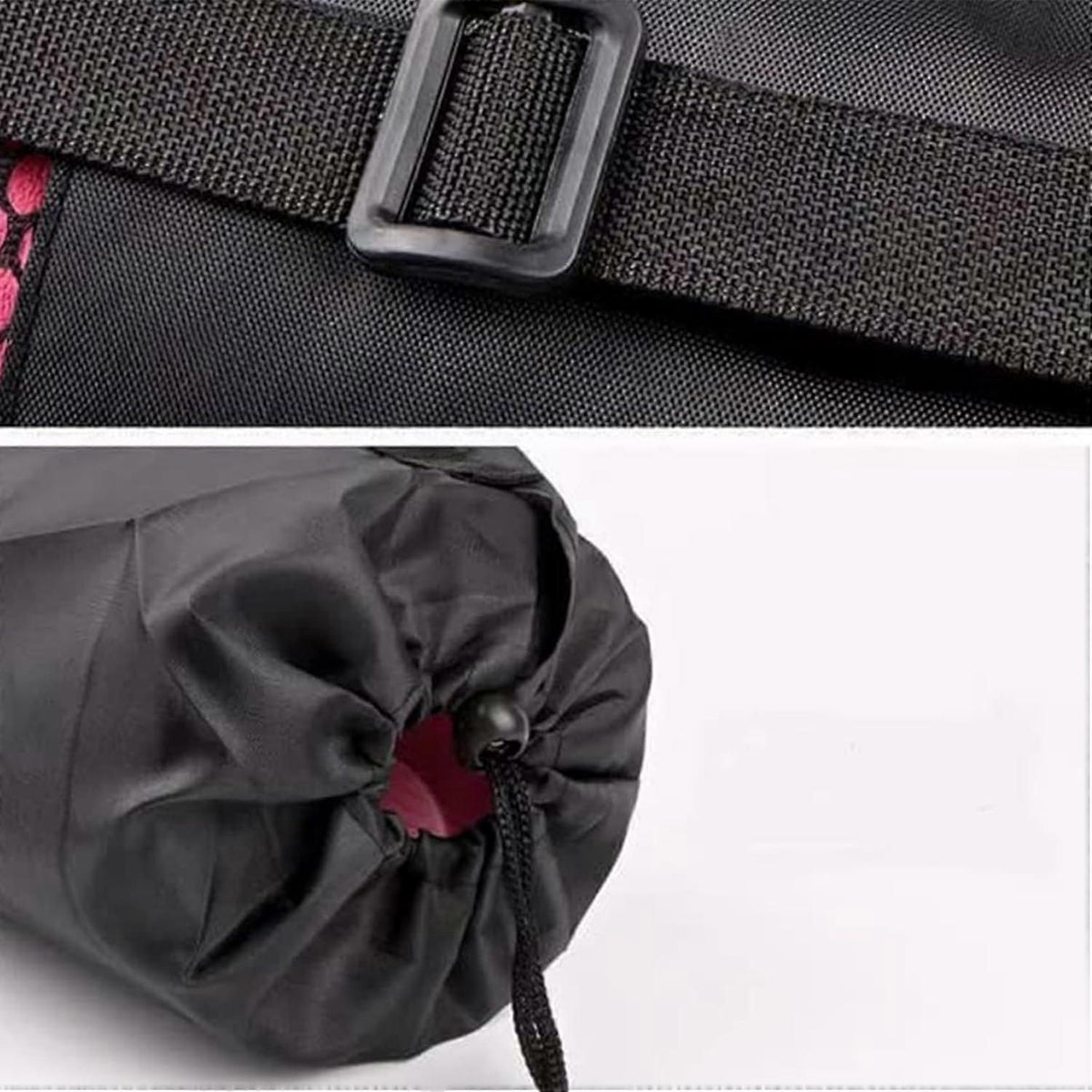Yoga Mat Bag 90x30cm Polyester Full-Zip Carry Bag with Ventilation Holes