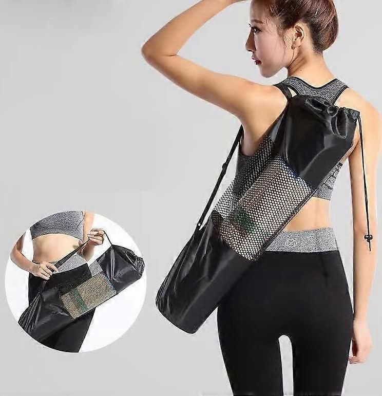Yoga Mat Bag 90x30cm Polyester Full-Zip Carry Bag with Ventilation Holes