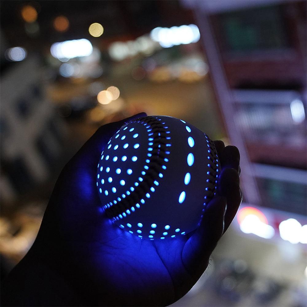 9-Inch USB Rechargeable LED Baseball for Night Play