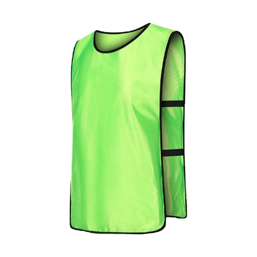 4Pcs Scrimmage Training Vest Team Sports Games Practice Jersey Green