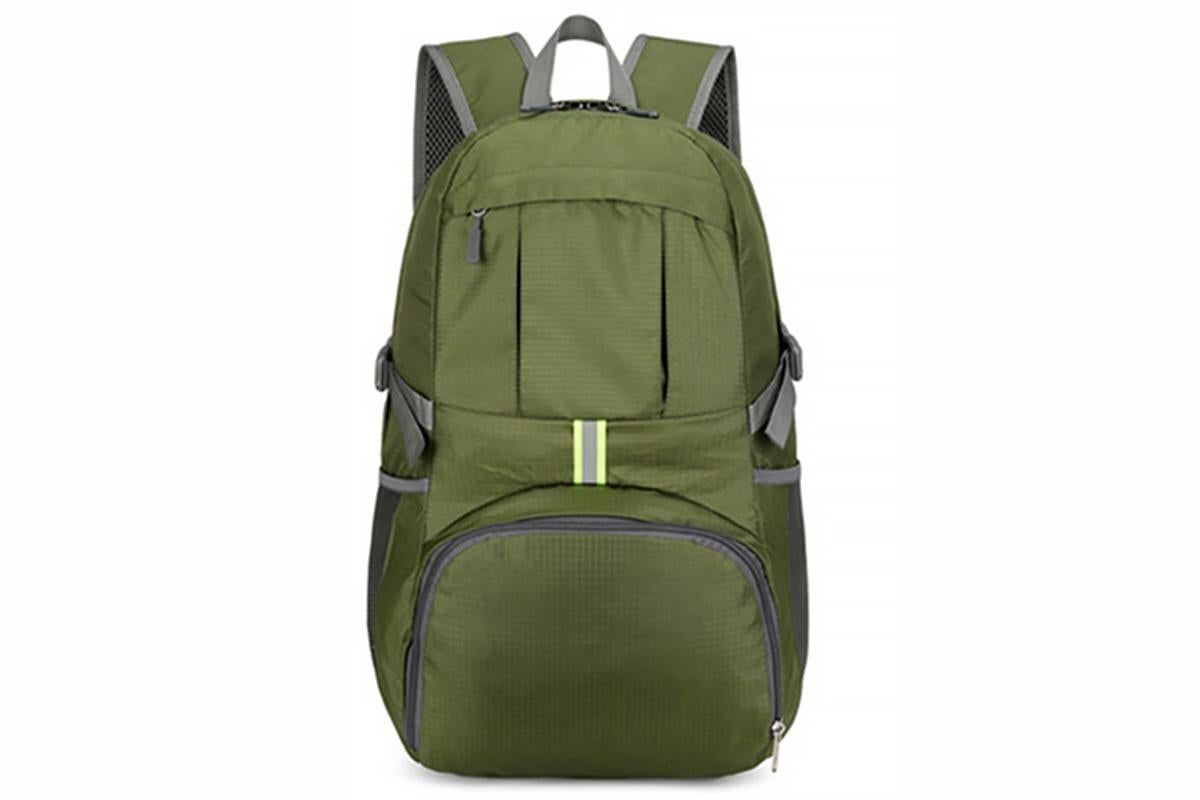 30L Ultra Lightweight Foldable Waterproof Backpack Travel Camping Hiking Outdoor Sports Bag - Green