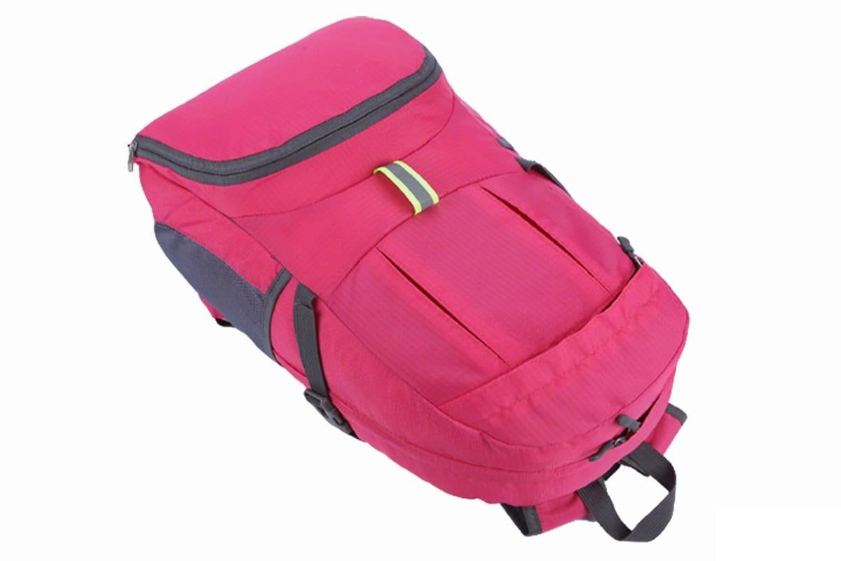 30L Ultra Lightweight Foldable Waterproof Backpack Travel Camping Hiking Outdoor Sports Bag - Purple