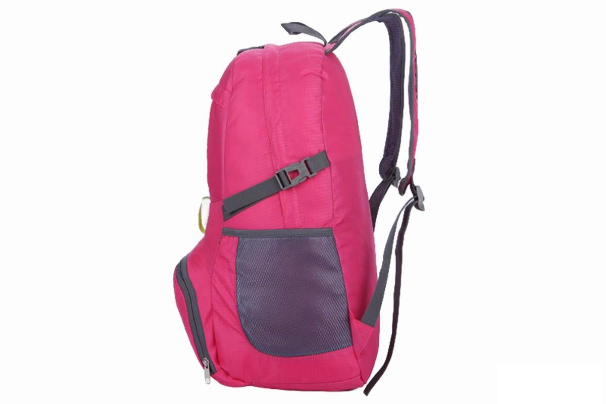 30L Ultra Lightweight Foldable Waterproof Backpack Travel Camping Hiking Outdoor Sports Bag - Purple