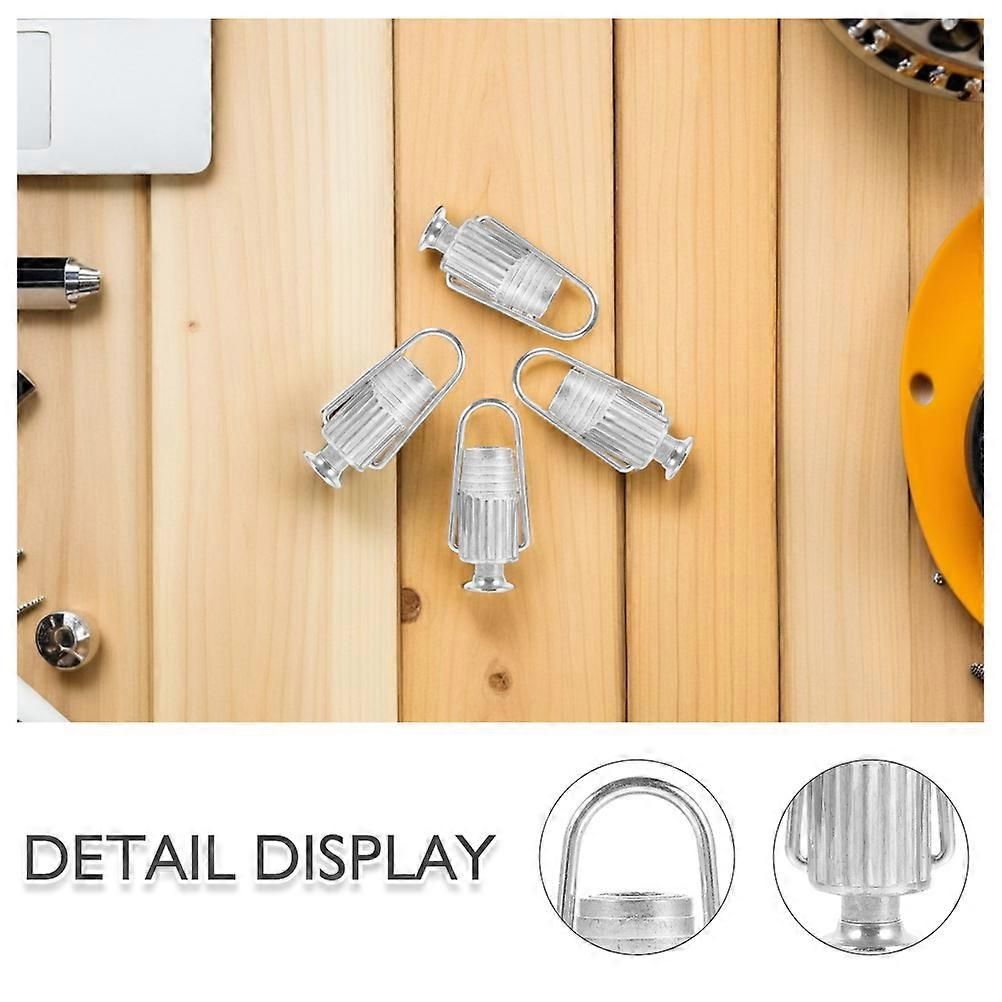 10 Pack Metal Clothesline Tightener, Silver Aluminium Rope Tensioner