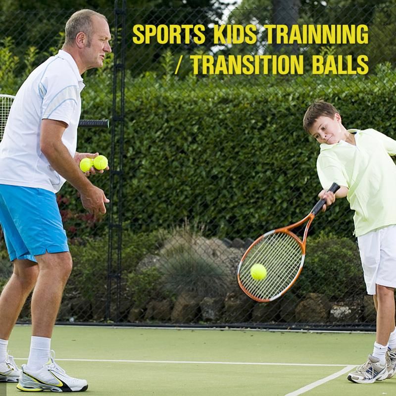12 Pack Soft Training Tennis Balls, Low Pressure Pract Balls for Daily Training - Pink