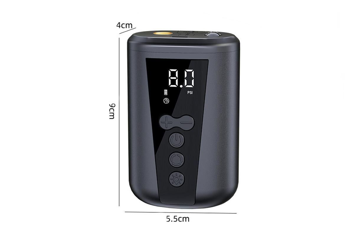 Electric Ball Pump with LCD Display Preset Pressure for Basketball Soccer