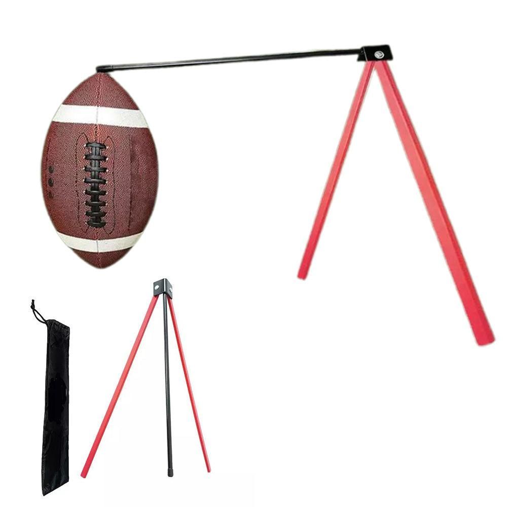 Football Kicking Tee Metal Place Kicking Stand for Field Goal Kicks -White