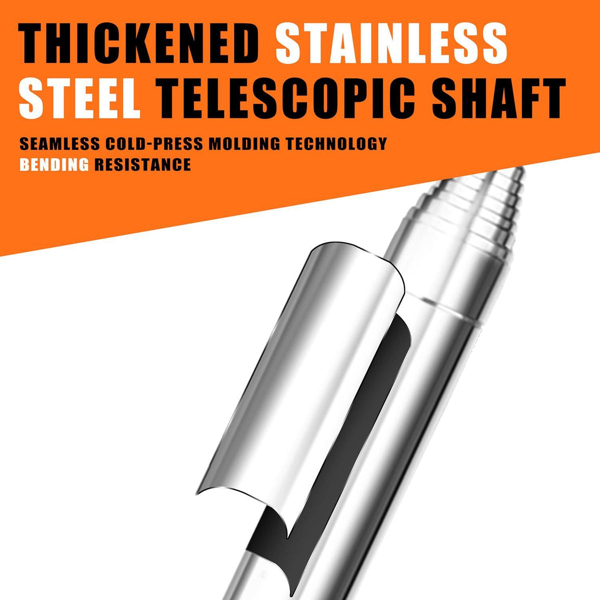 Hexagonal Aluminum Telescopic Golf Ball Retriever - 12FT
