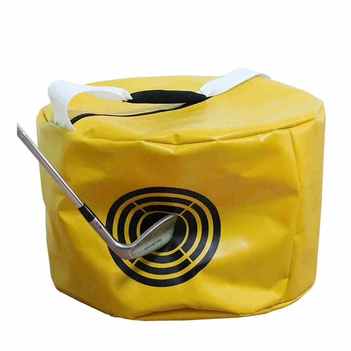 Golf Hitting Bag Golf Power Impact Swing Practice Exercise Equipment Pack - Yellow