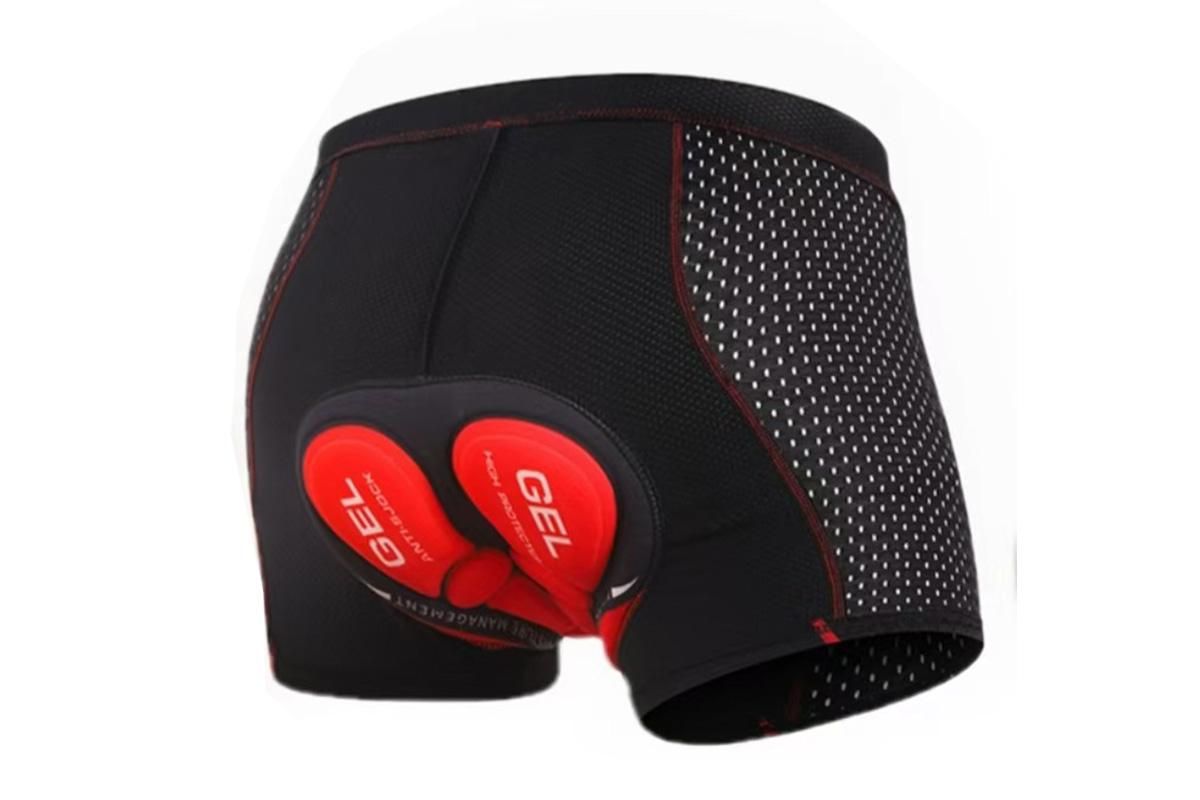 Silicone Gel Padded Cycling Underwear for Mountain Road - L