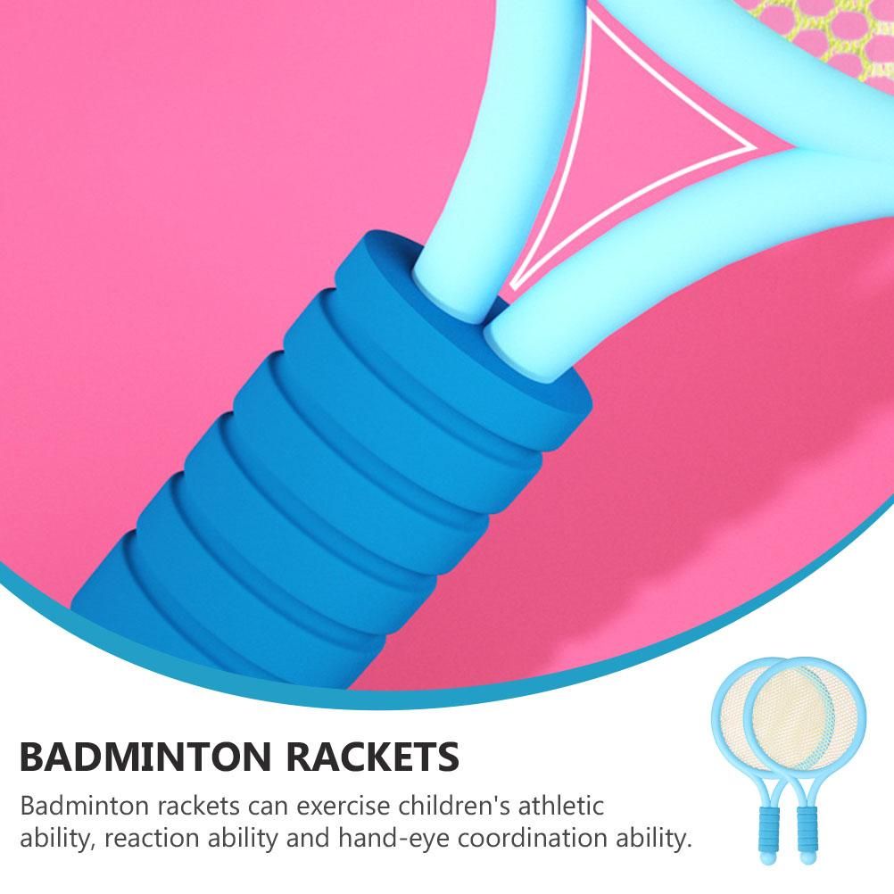 1 Set Boys Badminton Racket Training Outdoor Sports Leisure Toys Badminton Set
