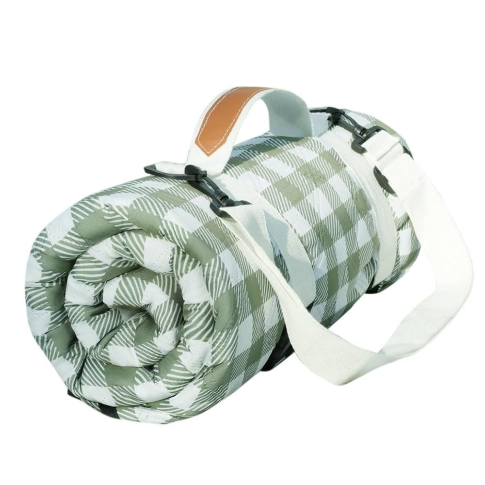 Waterproof Picnic Blanket Beach Outdoor Camping Mat Large Foldable Green