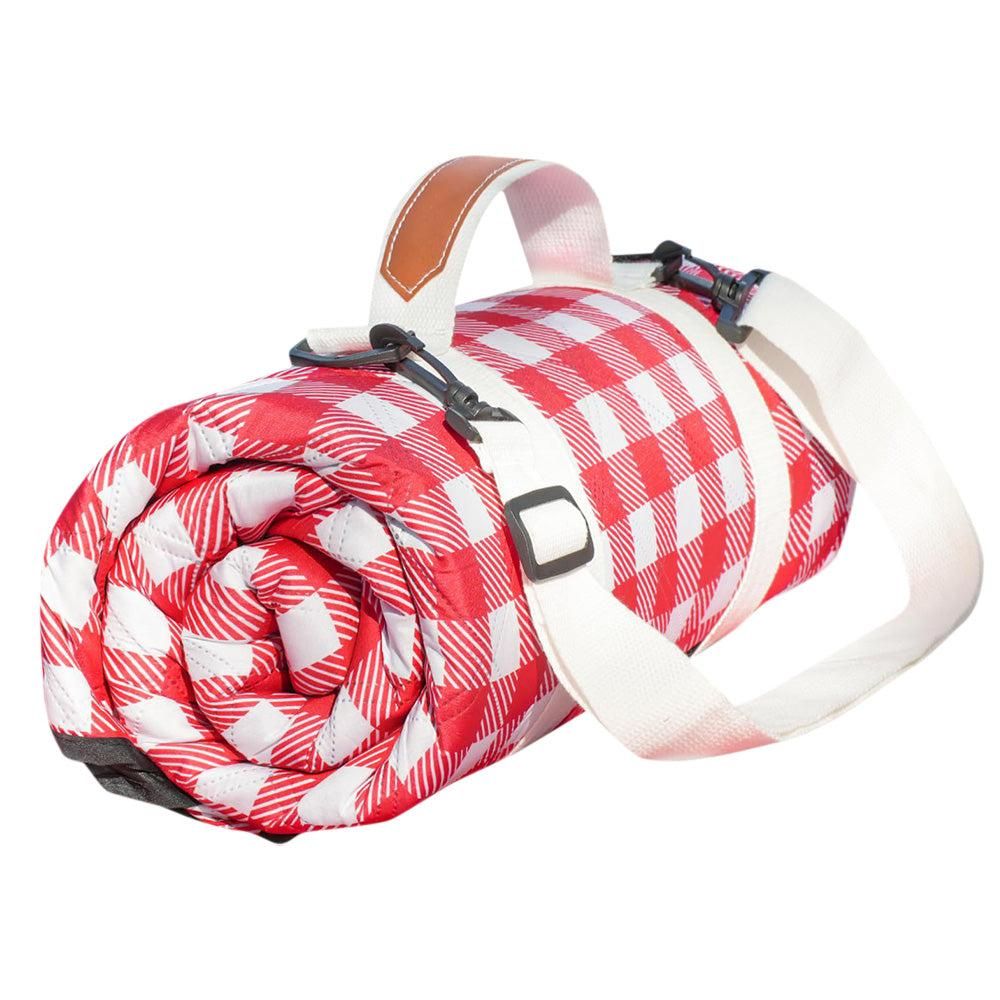 Waterproof Picnic Blanket Beach Outdoor Camping Mat Large Foldable Red