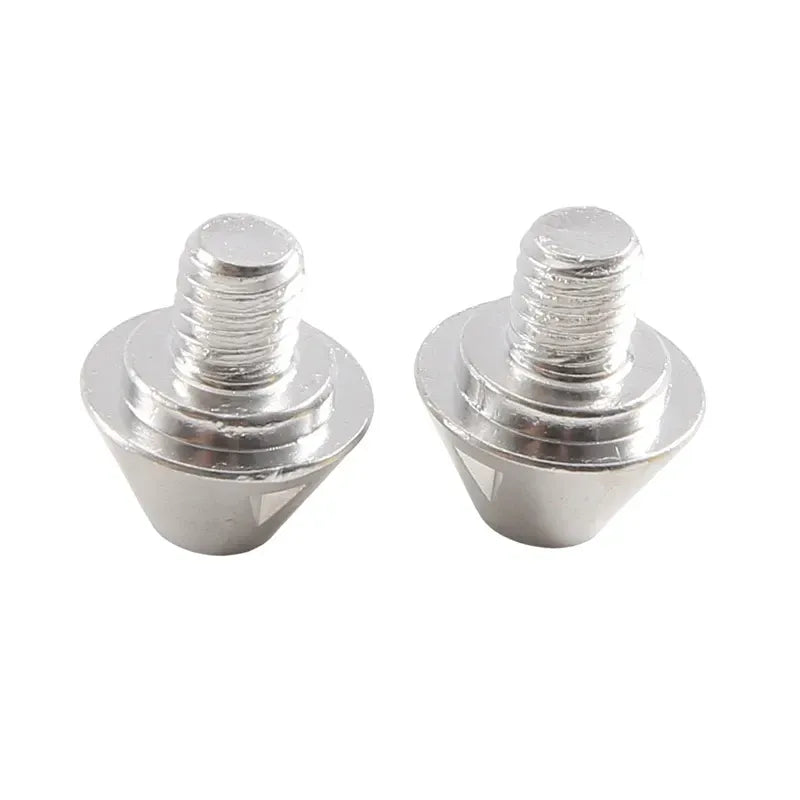 12 PCS M6 Football Shoe Replacement Spikes Studs For - Silver 8mm