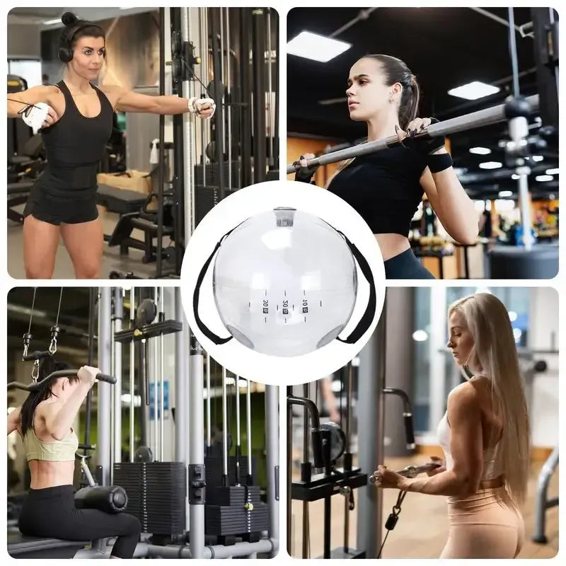 Baseball Water Training Bag Adjustable With Handle Home Gym Workout Equipment Portable Aerobic Exercise Core