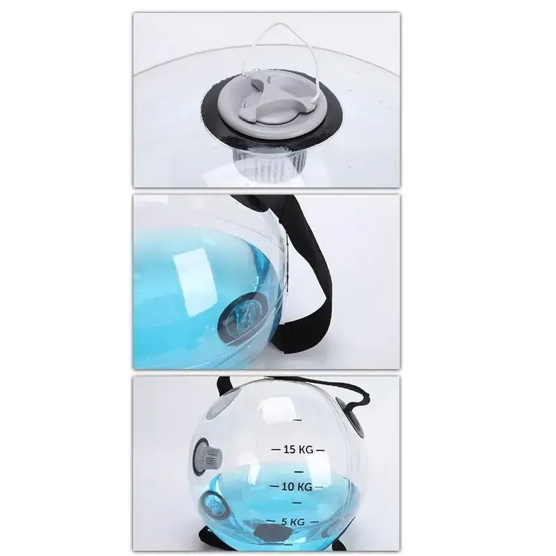 Baseball Water Training Bag Adjustable With Handle Home Gym Workout Equipment Portable Aerobic Exercise Core