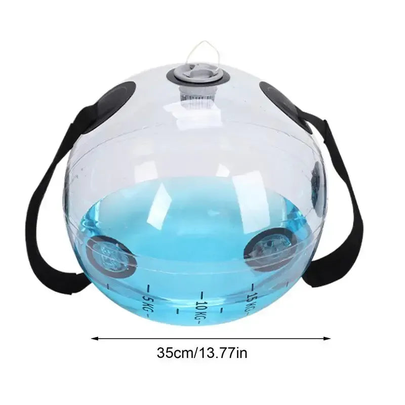 Baseball Water Training Bag Adjustable With Handle Home Gym Workout Equipment Portable Aerobic Exercise Core