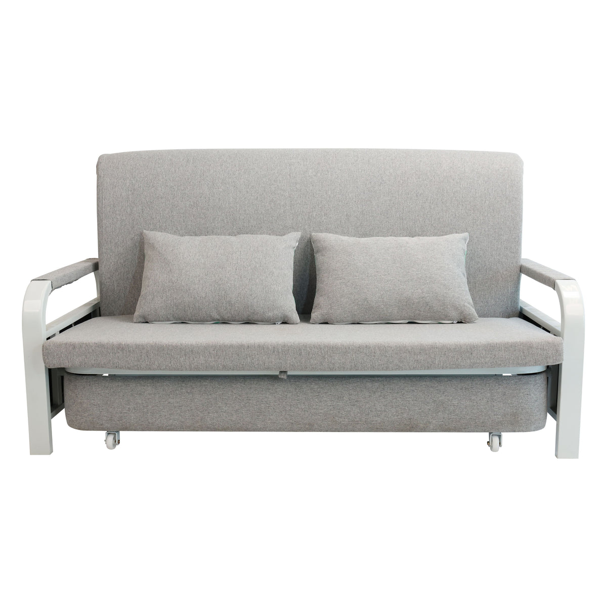 2 In 1 Sofa Bed Beneath Foldable Carbon Hidden Storage Sofa - 158cm