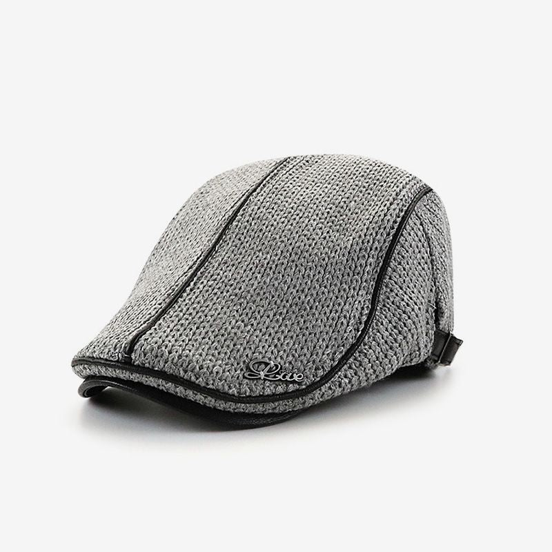 Yang Guan Knitted Cap Men Winter Warm Black