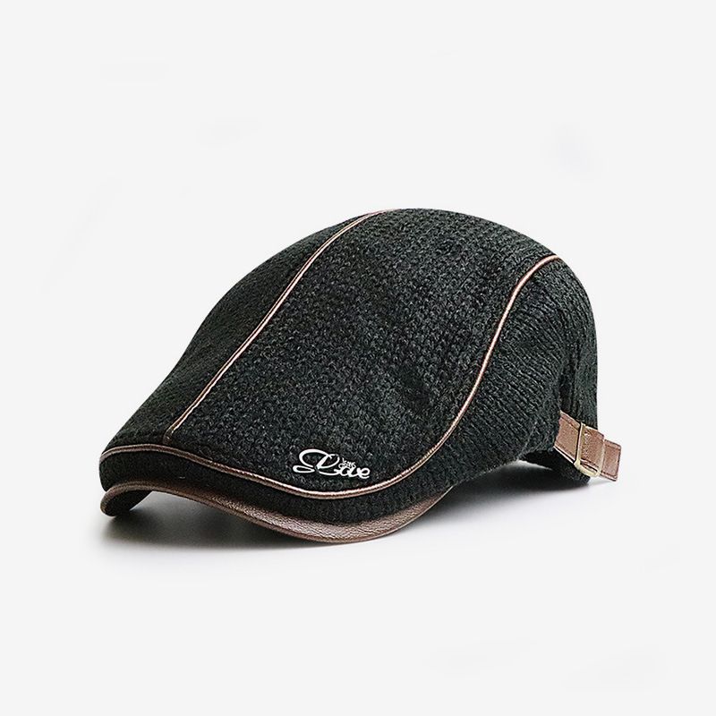 Yang Guan Knitted Cap Men Winter Warm Coffee