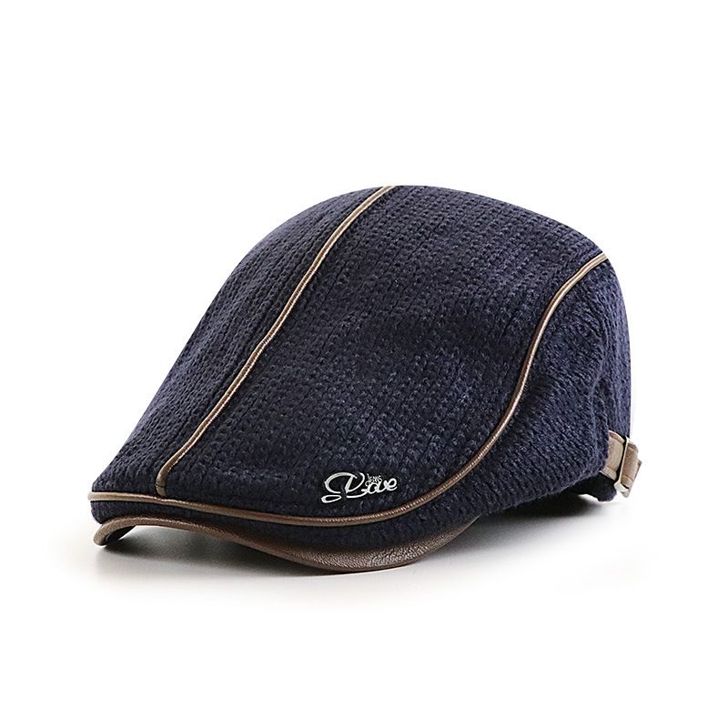 Yang Guan Knitted Cap Men Winter Warm Coffee