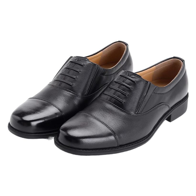 3515 Men Genuine Leather Business Lace Up Shoes Black 43 EU shoe size: 43; Foot length (mm): 265; Foot width (mm): 100; Suggested sneaker size: 44