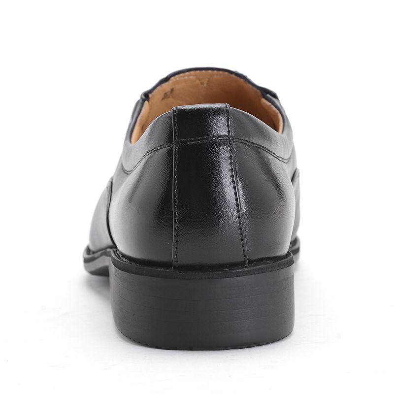 3515 Men Genuine Leather Business Lace Up Shoes Black 43 EU shoe size: 43; Foot length (mm): 265; Foot width (mm): 100; Suggested sneaker size: 44
