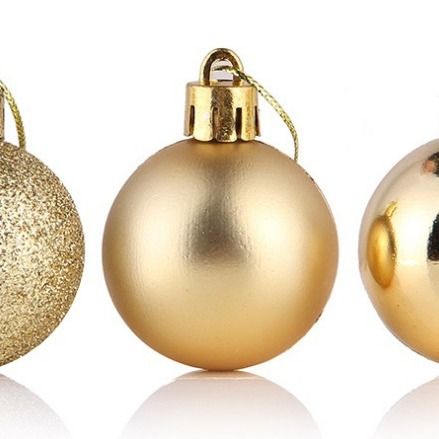 Christmas Plastic Ball 2CM Constant Romance 6cm