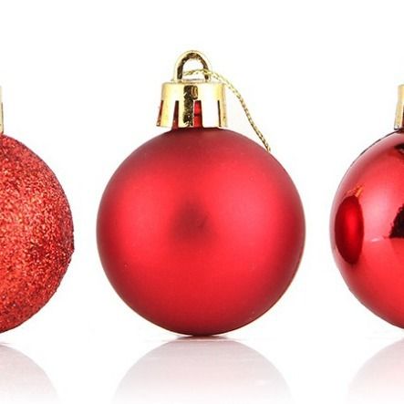 Christmas Plastic Ball 2CM Constant Romance 6cm