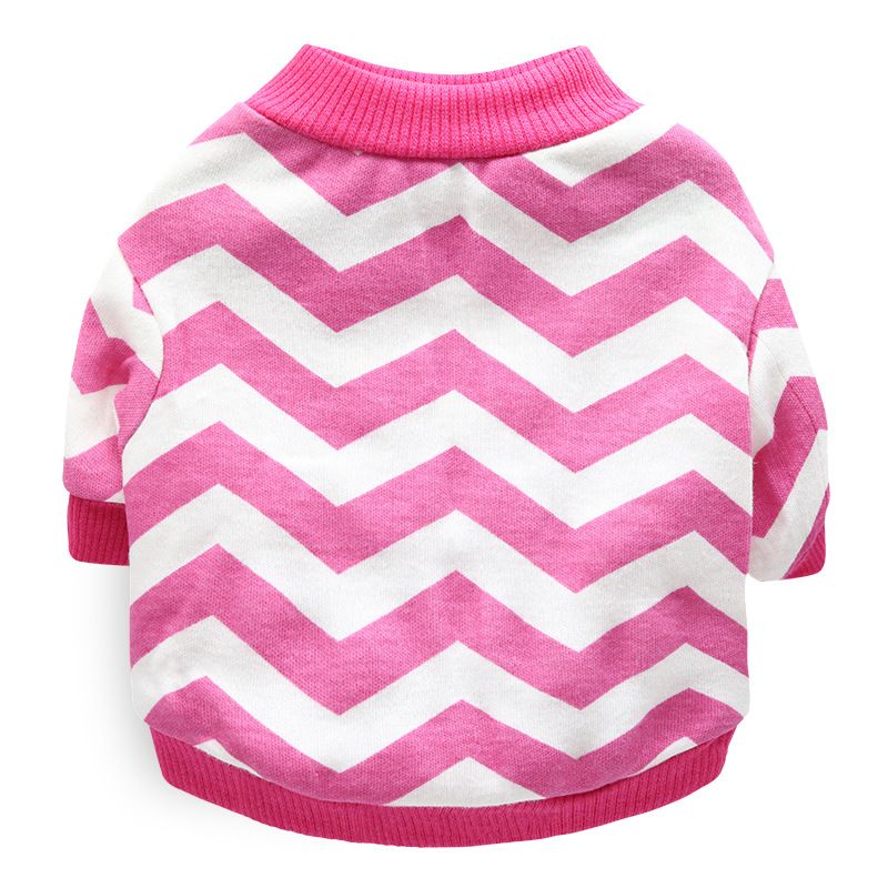 DROOLING DOG Pet Dog Cat Clothes Cotton T Shirt Pink (discounted) Size: S; Neck (cm): 24-28; Bust (cm): 32-38; Back length (cm): 22-25; Recommended pet weight (kg): 2.5 - 4.5