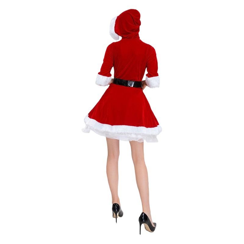 Guangzhou Green Bird Garment Factory Women Xmas Dress M Size: M; Height (cm): 160-165; Weight (kg): 50-55; Bust (cm): 86-90; Waist (cm): 70-74; Shoulder width (cm): 38; Length (cm): 60