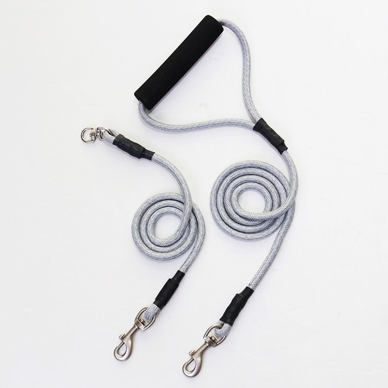 Zichen Nylon Dog Leash Medium Large Pet Grey 0.6