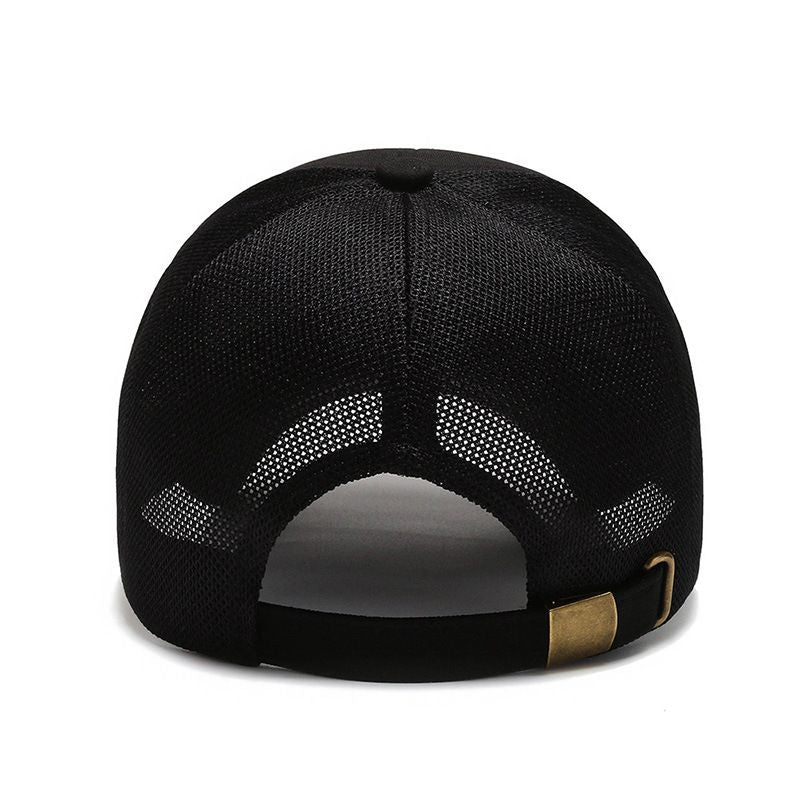 Snoya Men Breathable Mesh Baseball Cap Sun Protection Blue Adjustable