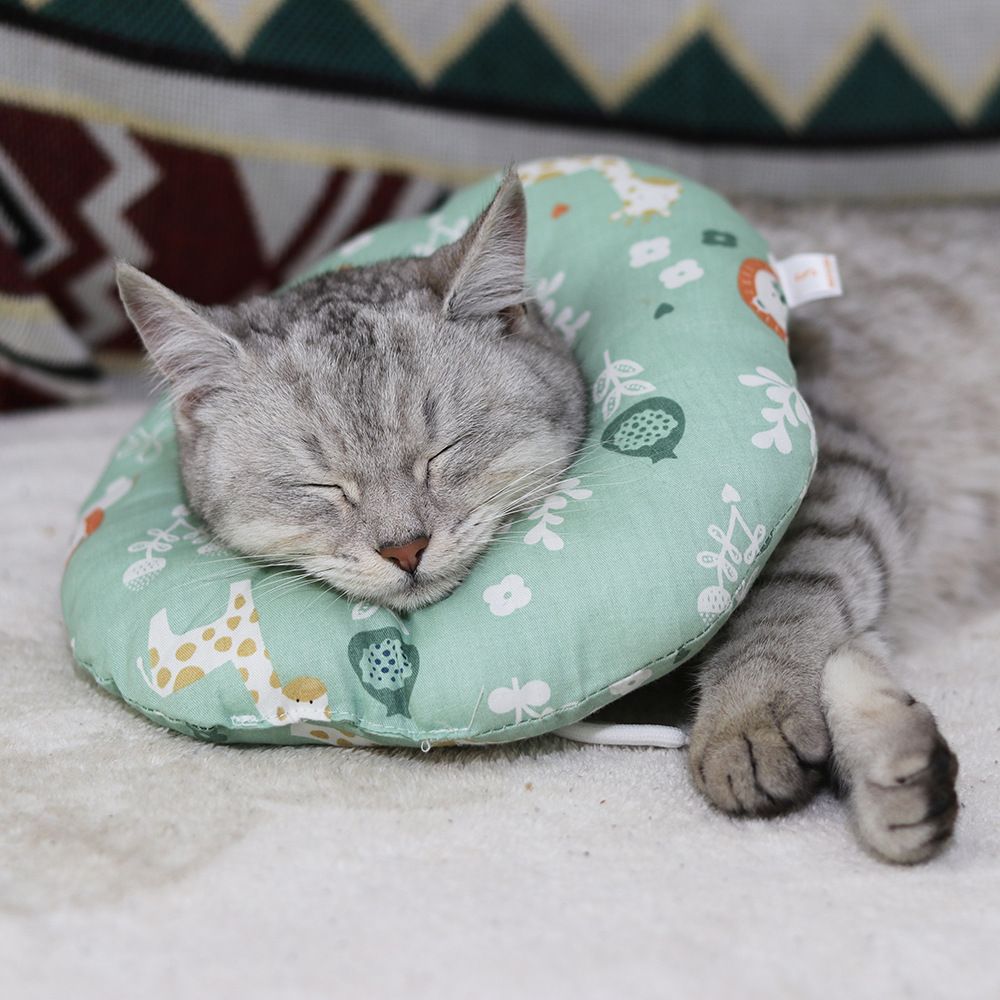 Ada Soft Cat Elizabeth Collar Post Surgery White Cherry XS: adjustment range of 10-18cm within about 2kg