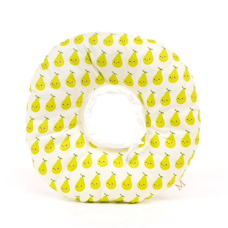 Ada Soft Cat Elizabeth Collar Post Surgery Pale yellow green pear XS: adjustment range of 10-18cm within about 2kg