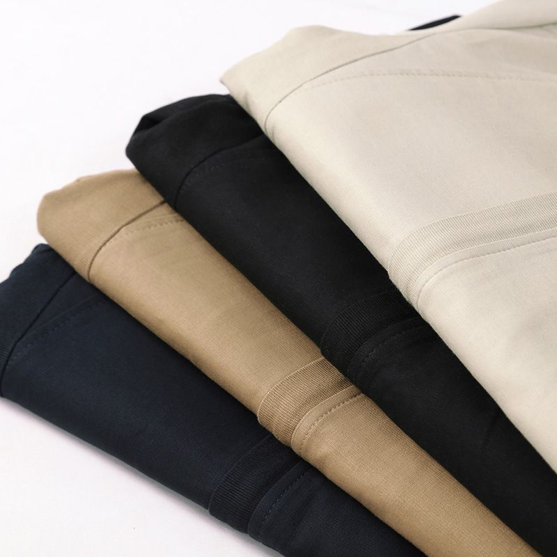 Men's Slim Fit Autumn Jacket Korean Style Polyester Black 5XL