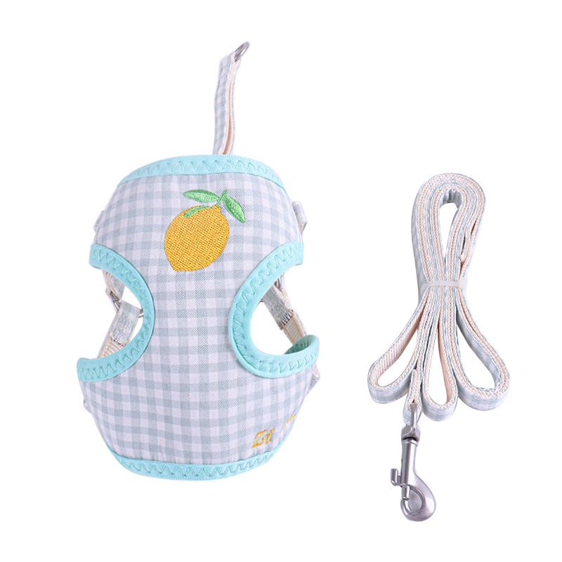 Zichen Cat Harness Cotton Vest Summer Mint Green (without bag)) S(1.0 fit 1.50 kg-3.50 kg