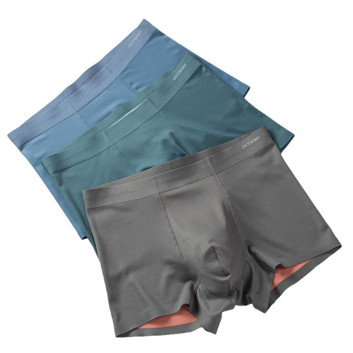 100 Pcs Modal Men Underwear Antibacterial Breathable... Brown Coke tea 2XL