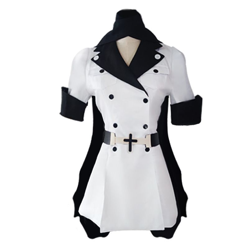 Akame Ga Kill Cosplay Costume Full Set Red pupil full set (without hat) Size: S; Height (cm): 155-160; Weight (kg): 45-50; Bust (cm): 82-86; Waist (cm): 66-70; Shoulder width (cm): 37; Length (cm): 58