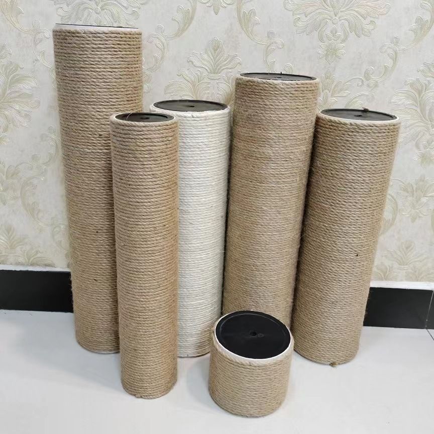 Cat Climbing Frame PVC Post 8.5cm Meow Star Climb Yellow twine Post 8.5 diameter 20cm long
