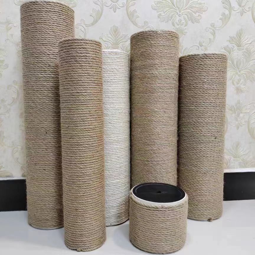 Cat Climbing Frame PVC Post 8.5cm Meow Star Climb Yellow twine Post 8.5 diameter 20cm long
