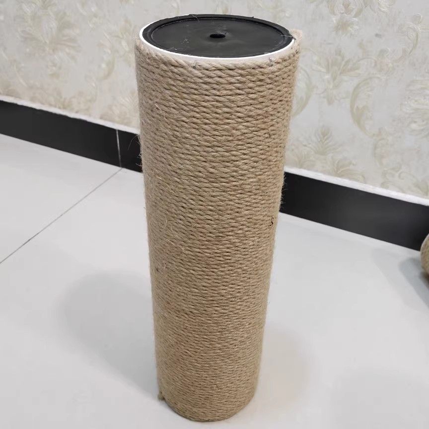 Cat Climbing Frame PVC Post 8.5cm Meow Star Climb Yellow twine Post 12 diameter 25cm long