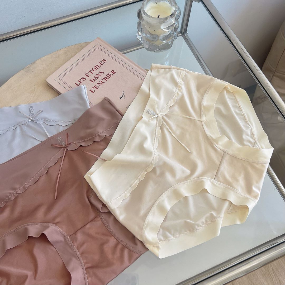 Shuya Nylon Women Briefs Satin Breathable Mid Waist Skin color XL [62.50 kg-75.00 kg]